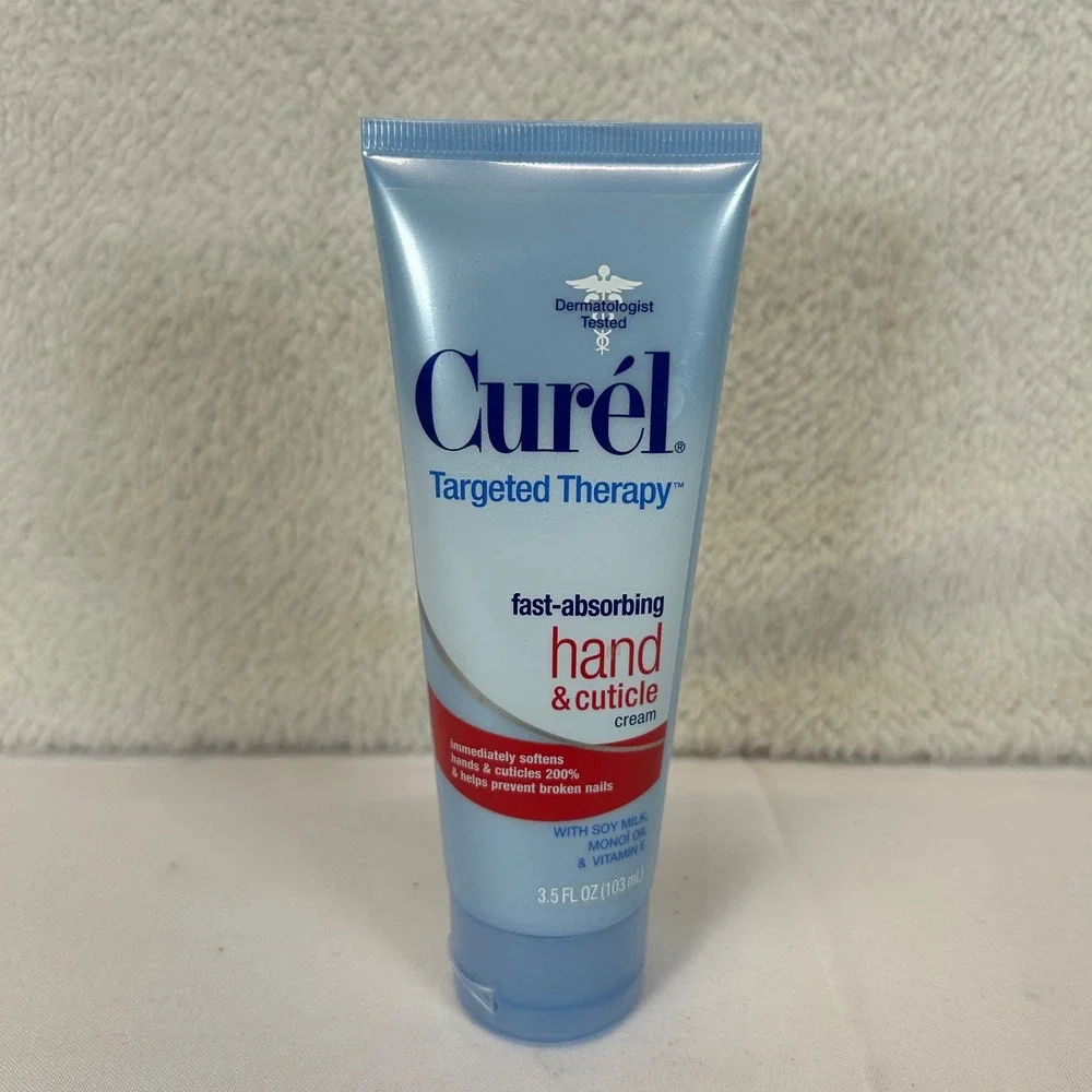 Curel Targeted Therapy Hand and Cuticle Cream 3.5oz 2 Pack Soy Milk Monoi Oil